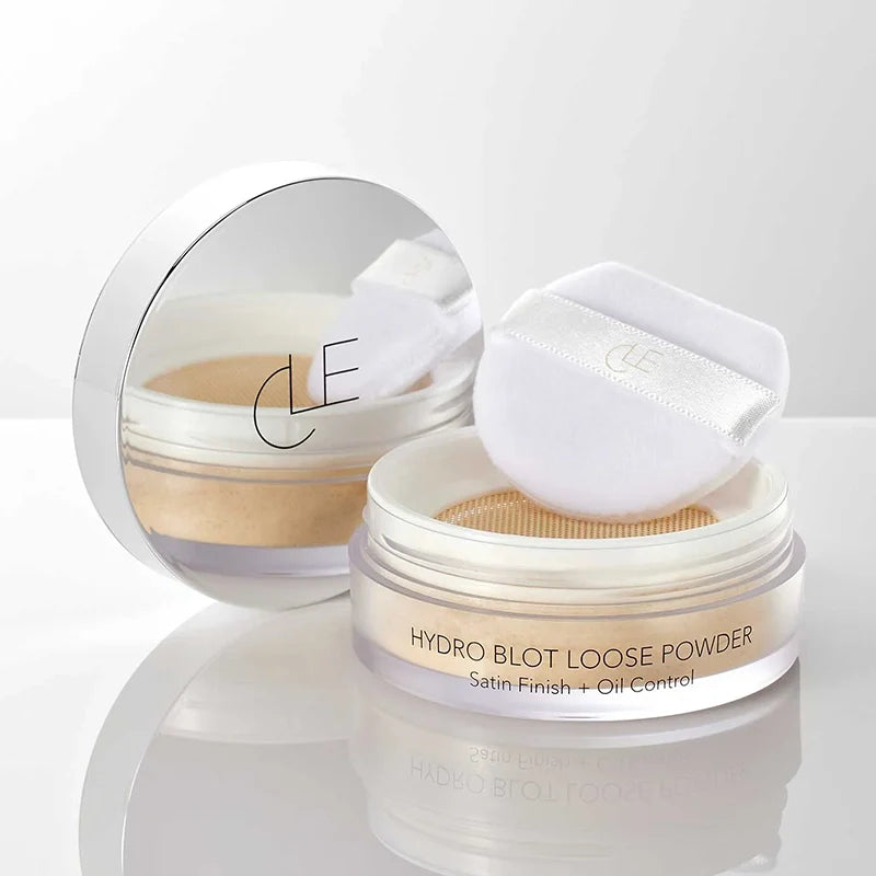 [CLE] Hydro Blot Loose Powder - Liquid Feel - Silk Finish - Cooling Texture Face Powder - 0.53 oz