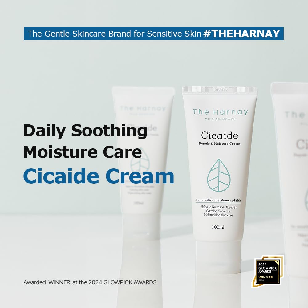 Harnay] Cicaide Cream | Korean Cica & Ceramide Daily Face