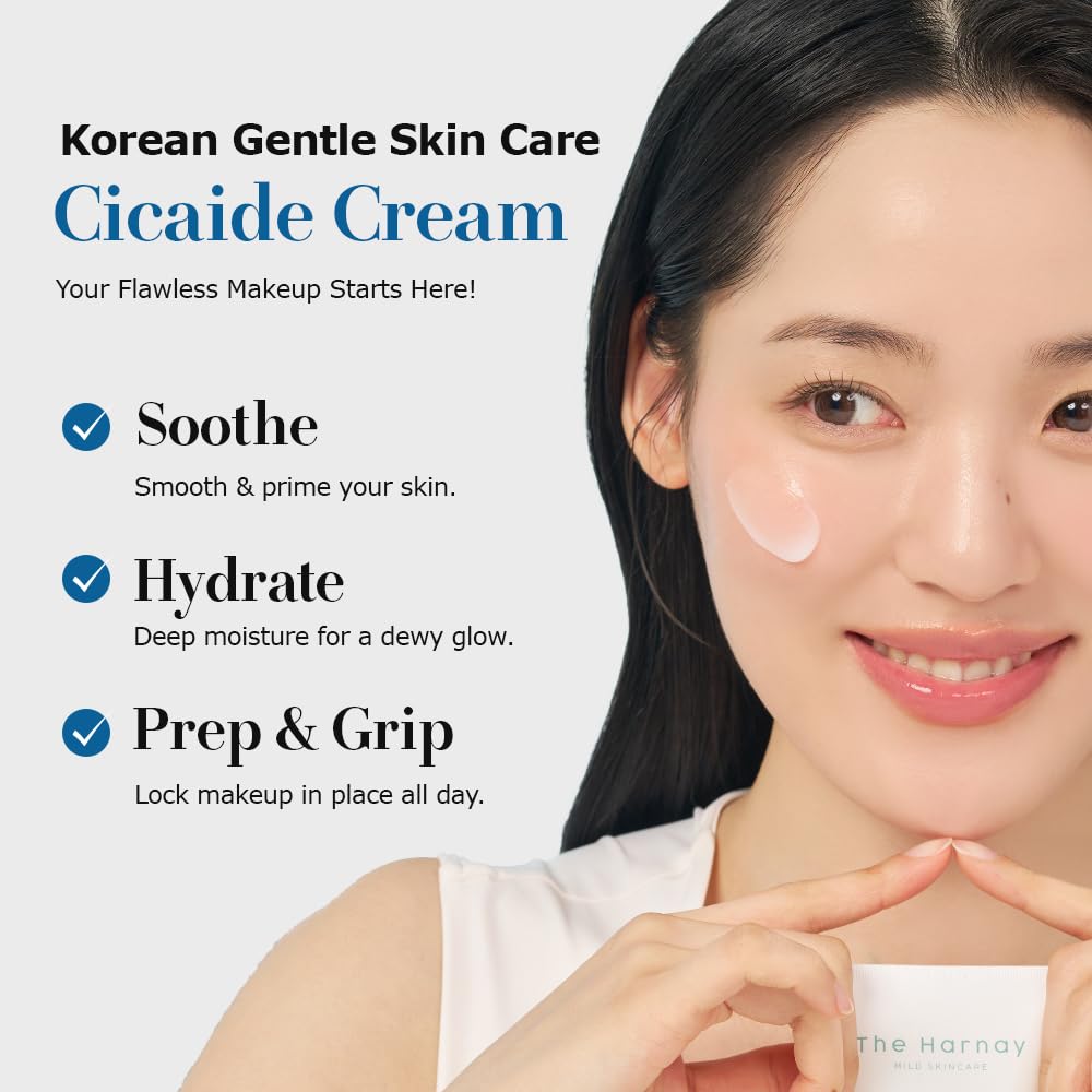 Harnay] Cicaide Cream | Korean Cica & Ceramide Daily Face