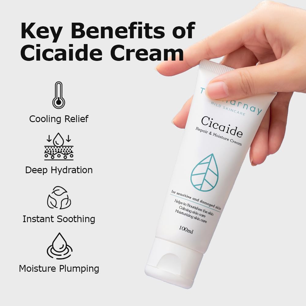 Harnay] Cicaide Cream | Korean Cica & Ceramide Daily Face