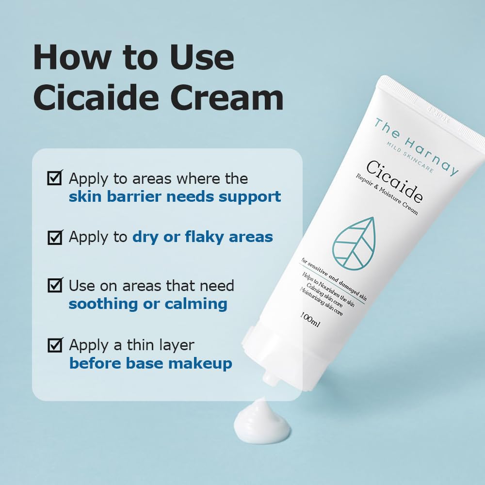 Harnay] Cicaide Cream | Korean Cica & Ceramide Daily Face